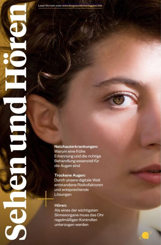 Titelblatt zeigt junge Frau hell belichtet mit Text im Vordergrund