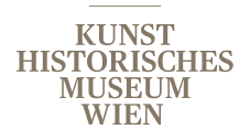 Beiger Schriftzug "Kunsthistorisches Museum Wien" in Großbuchstaben.