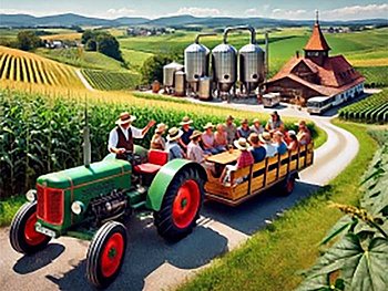 Tagesausflug Genusstour ins Weinviertel: Hanfthal und Brauereikultur