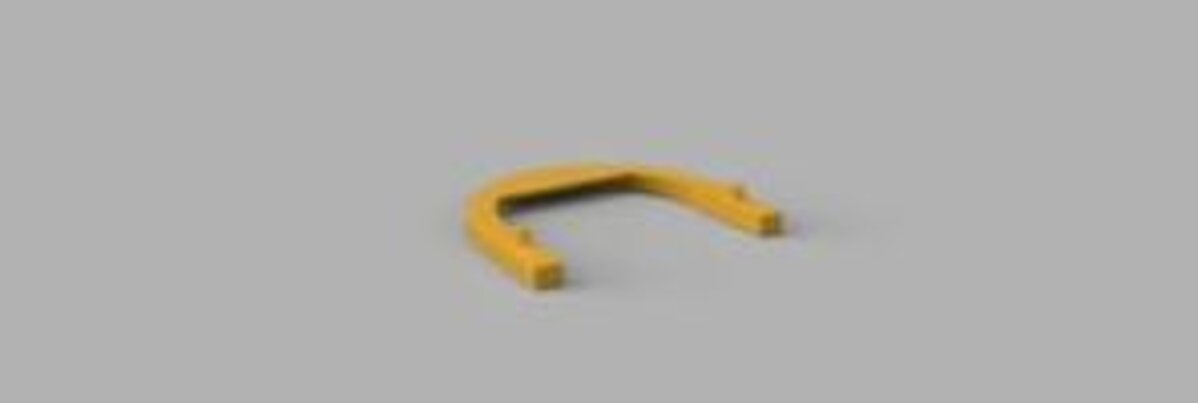 yellow half round can spacer