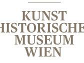 Beiger Schriftzug "Kunsthistorisches Museum Wien" in Großbuchstaben.