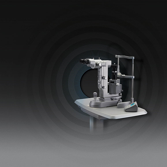 Der Ultra Q Reflex Laser wird für die Behandlung von Glaskörpertrübungen eingesetzt, Copyright: Ellex Medical Abbildung des Ultra Q Reflex Laser