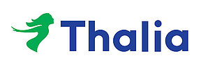 Logo von Thalia mit dem Schrift "Thalia"