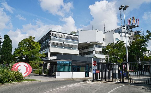 ORF Zentrum Vorderansicht des Gebäudes